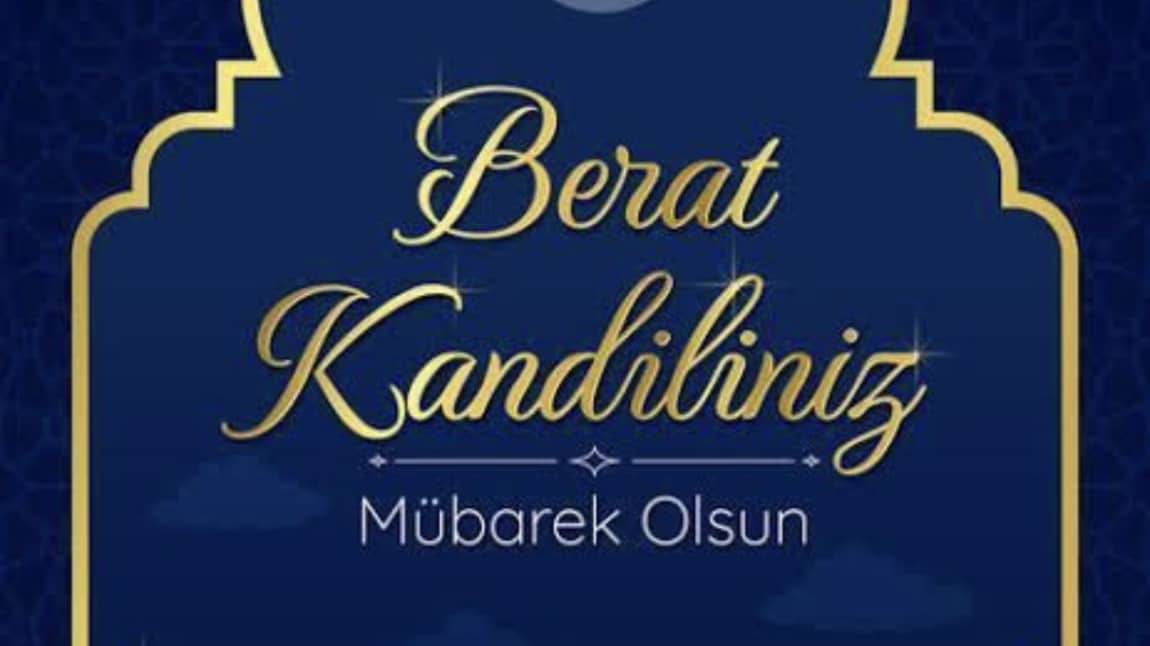 Berat Kandilimiz Mübarek Olsun